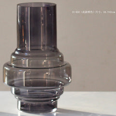Smoke gray vase