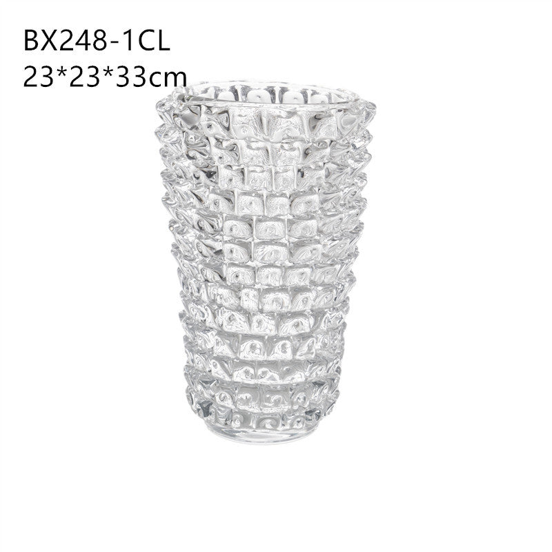 Straight crystal vase