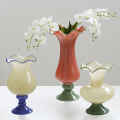 Fenton glazed vase
