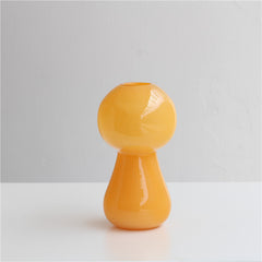 Antique orange vase