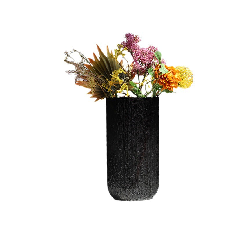 Glacier water ripple vase