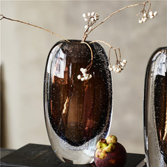 Flat mouth vase