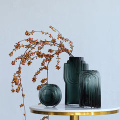 Dark green vase