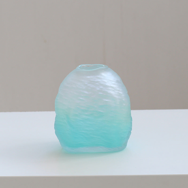 Frosted vase