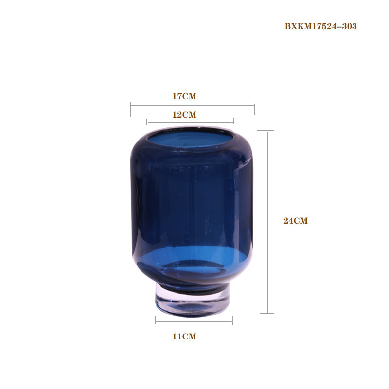 Heavy glazed vase