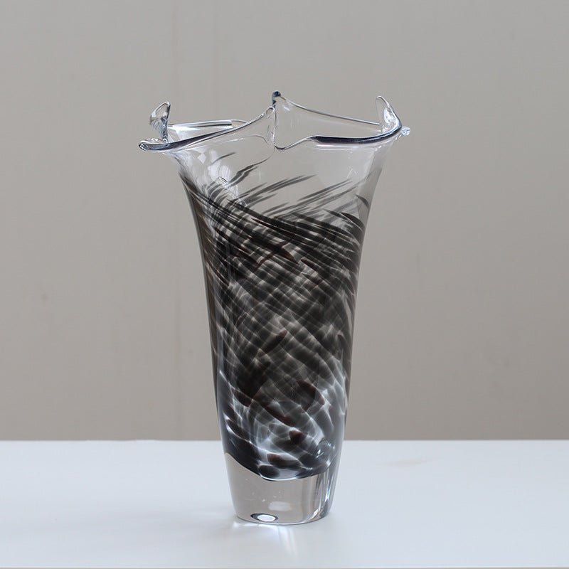 Thickened glass vase
