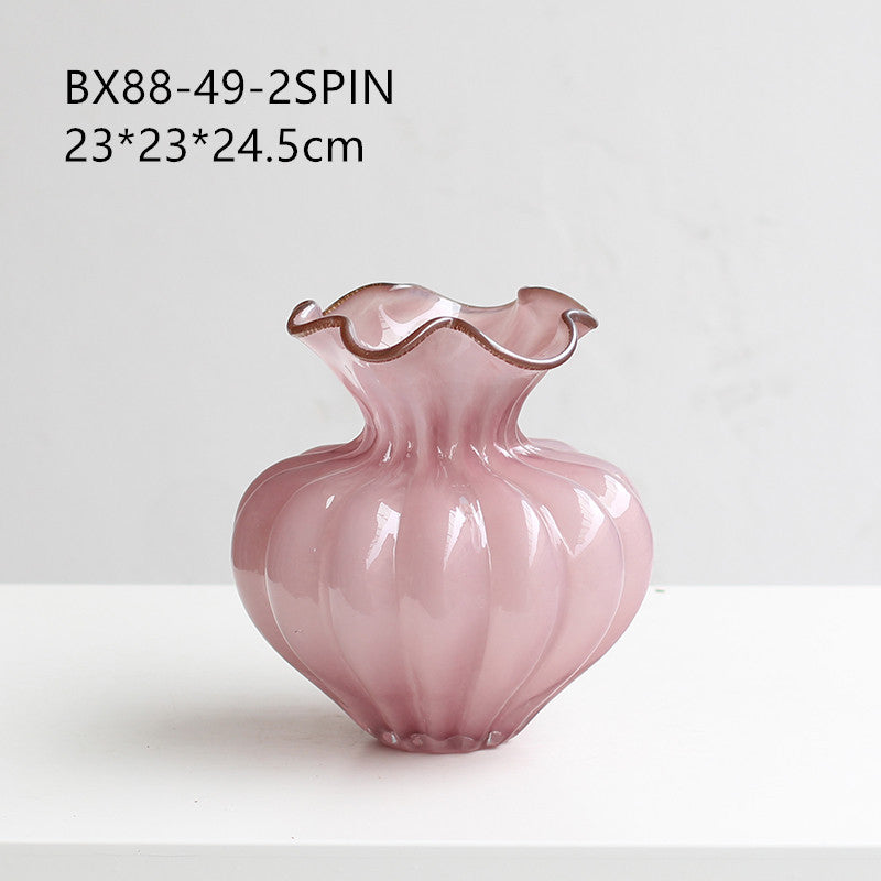 Wavy mouth vase