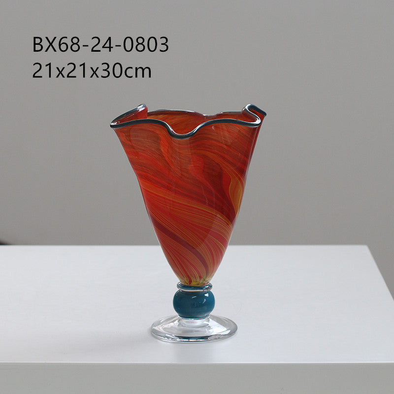 High feet vase