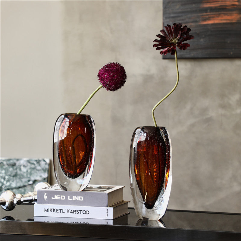 Flat mouth vase