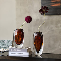 Flat mouth vase