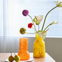 Dot glass vase