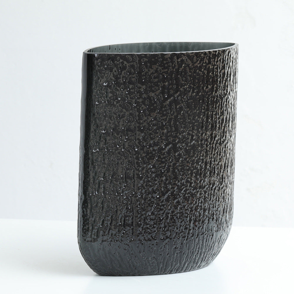 Glacier water ripple vase