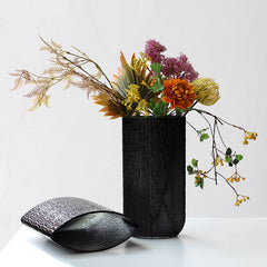 Glacier water ripple vase