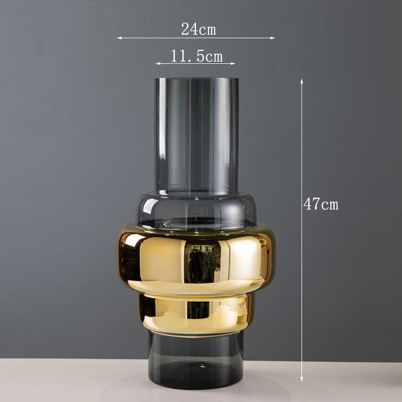Smoke gray vase