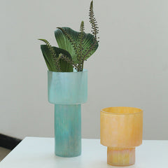 Matte Hand Polished Vase