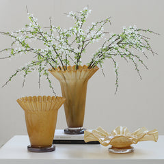 Lotus leaf vase