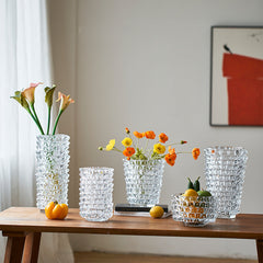 Straight crystal vase