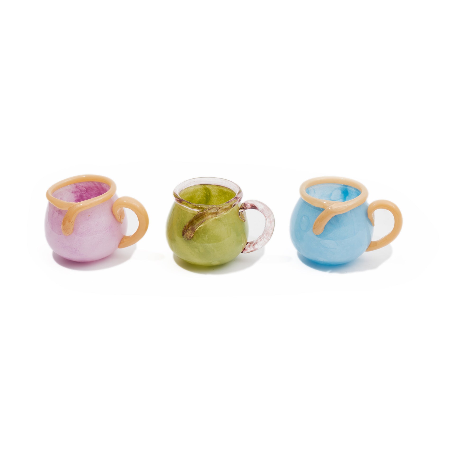 Two-color splicing mini water cup