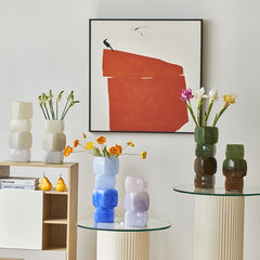 Geometric square vase