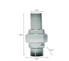 Smoke gray vase