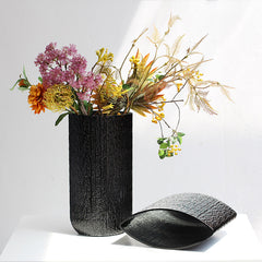 Glacier water ripple vase