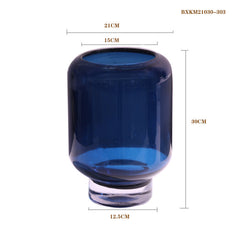 Heavy glazed vase