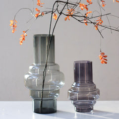 Smoke gray vase
