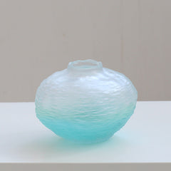 Frosted vase