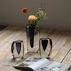 Thickened glazed vase