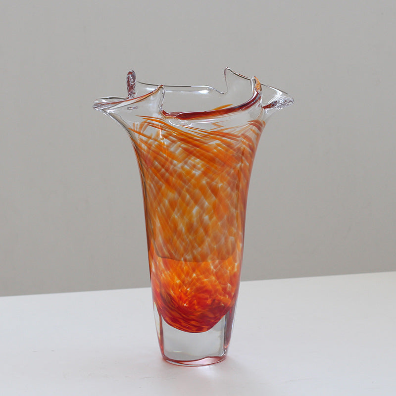 Thickened glass vase