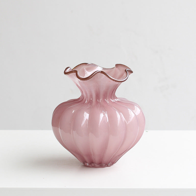Wavy mouth vase