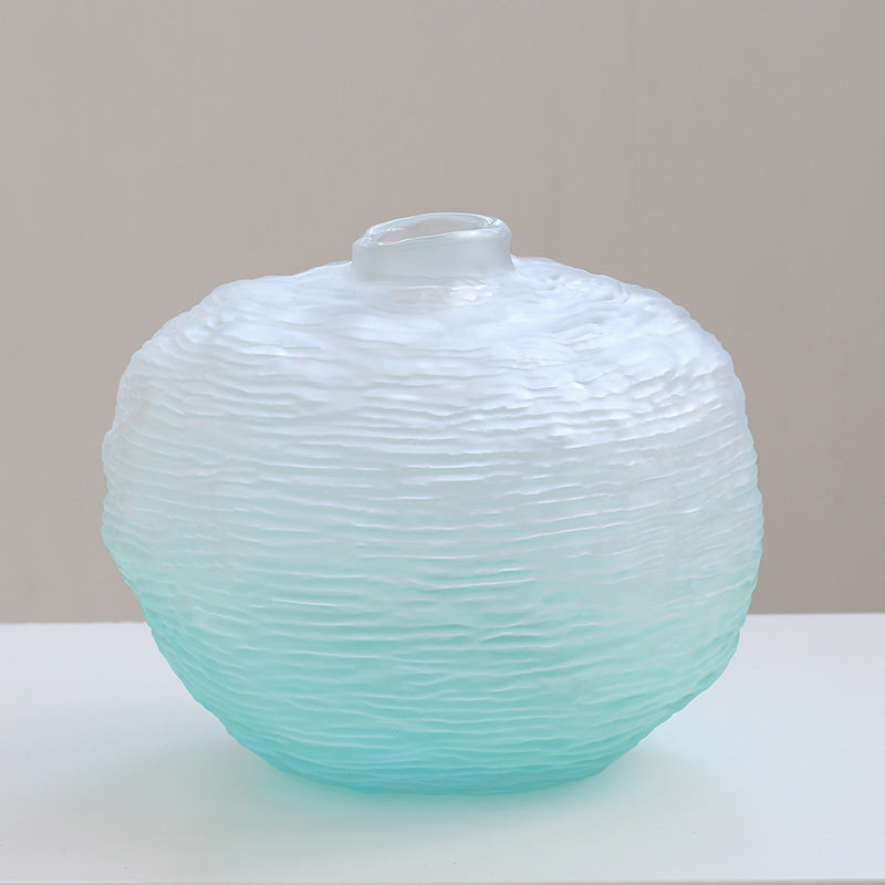 Frosted vase