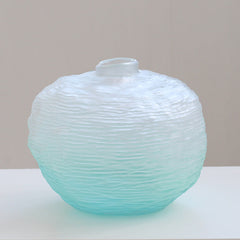 Frosted vase