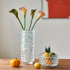 Straight crystal vase