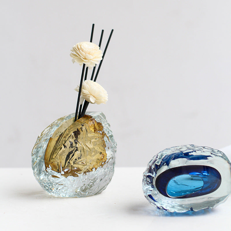 Glacier thick bottom vase