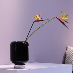 Heavy glazed vase
