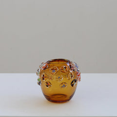 Heavy glazed vase