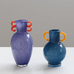 Handmade binaural vase