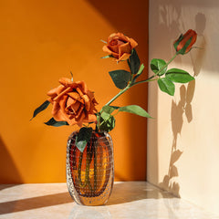 Thick-bottomed bubble vase