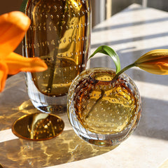 Thick-bottomed bubble vase