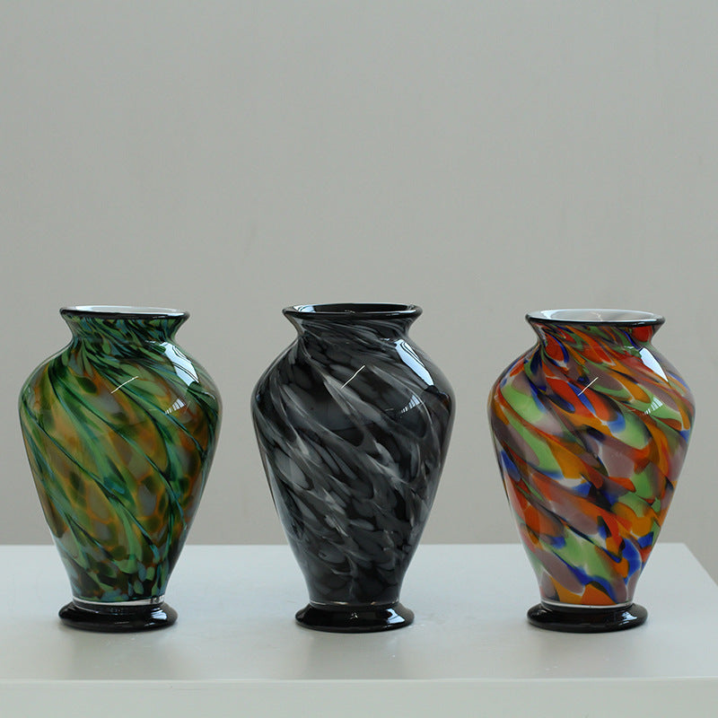 Retro glazed vase