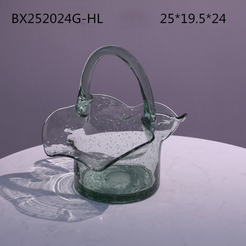 Hand bag vase