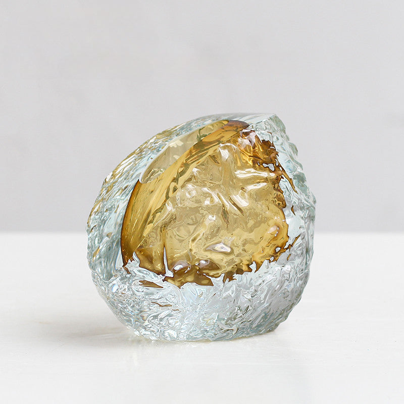 Glacier thick bottom vase