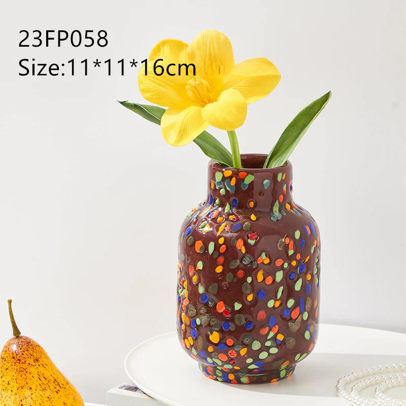 Polka dot vase