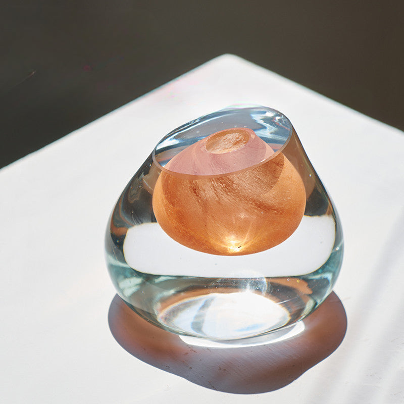 Oblique mouth vase