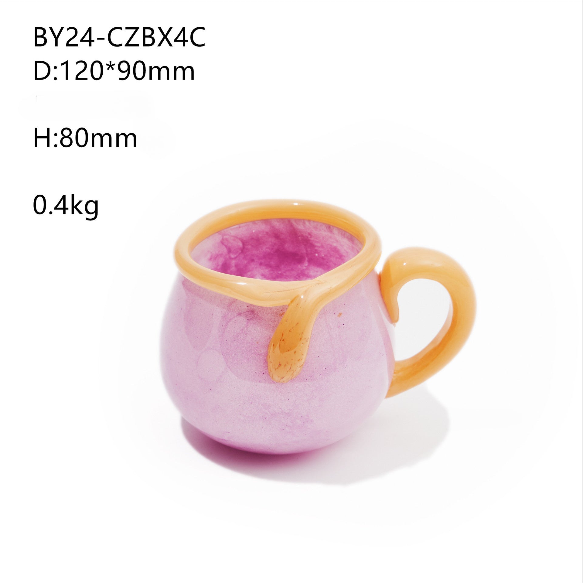 Two-color splicing mini water cup