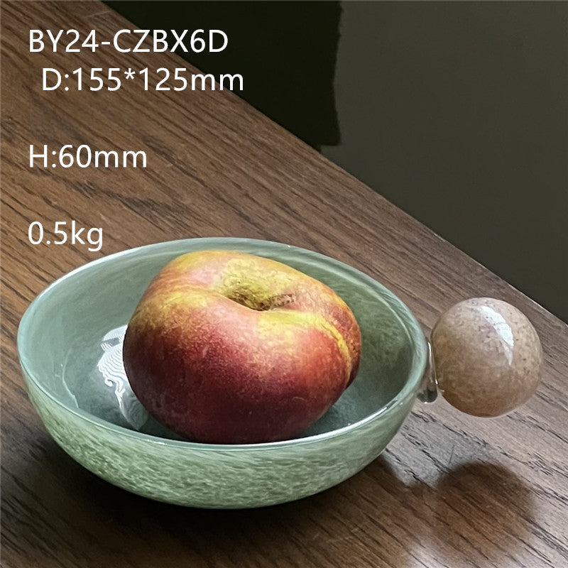 Two-color splicing vase
