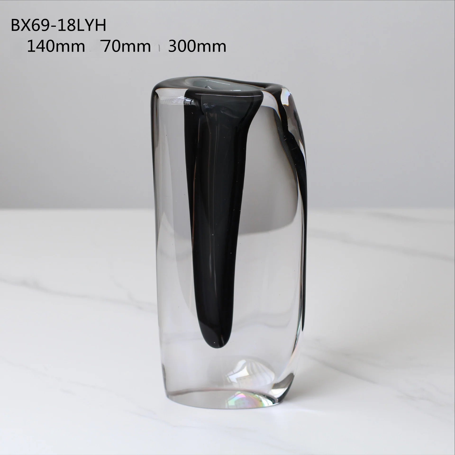 Thickened glazed vase